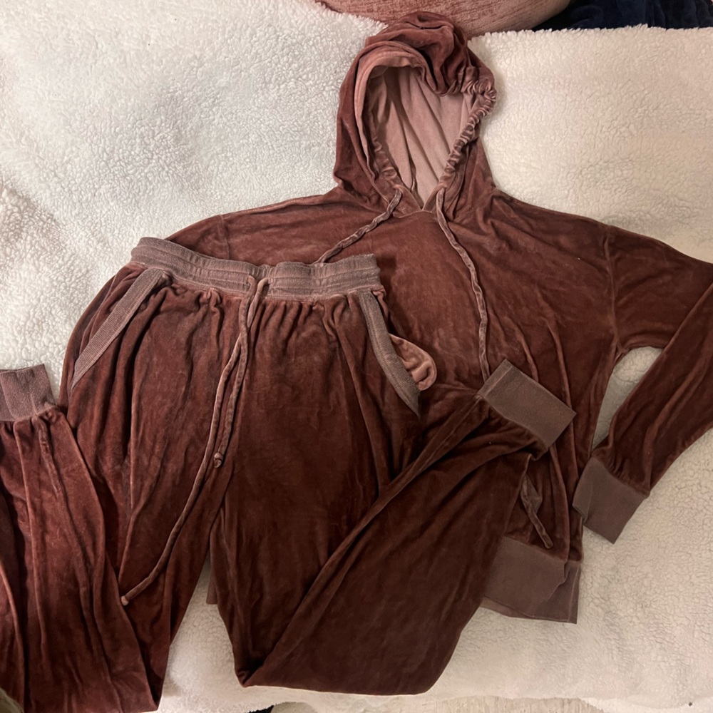jumpsuit set maroon